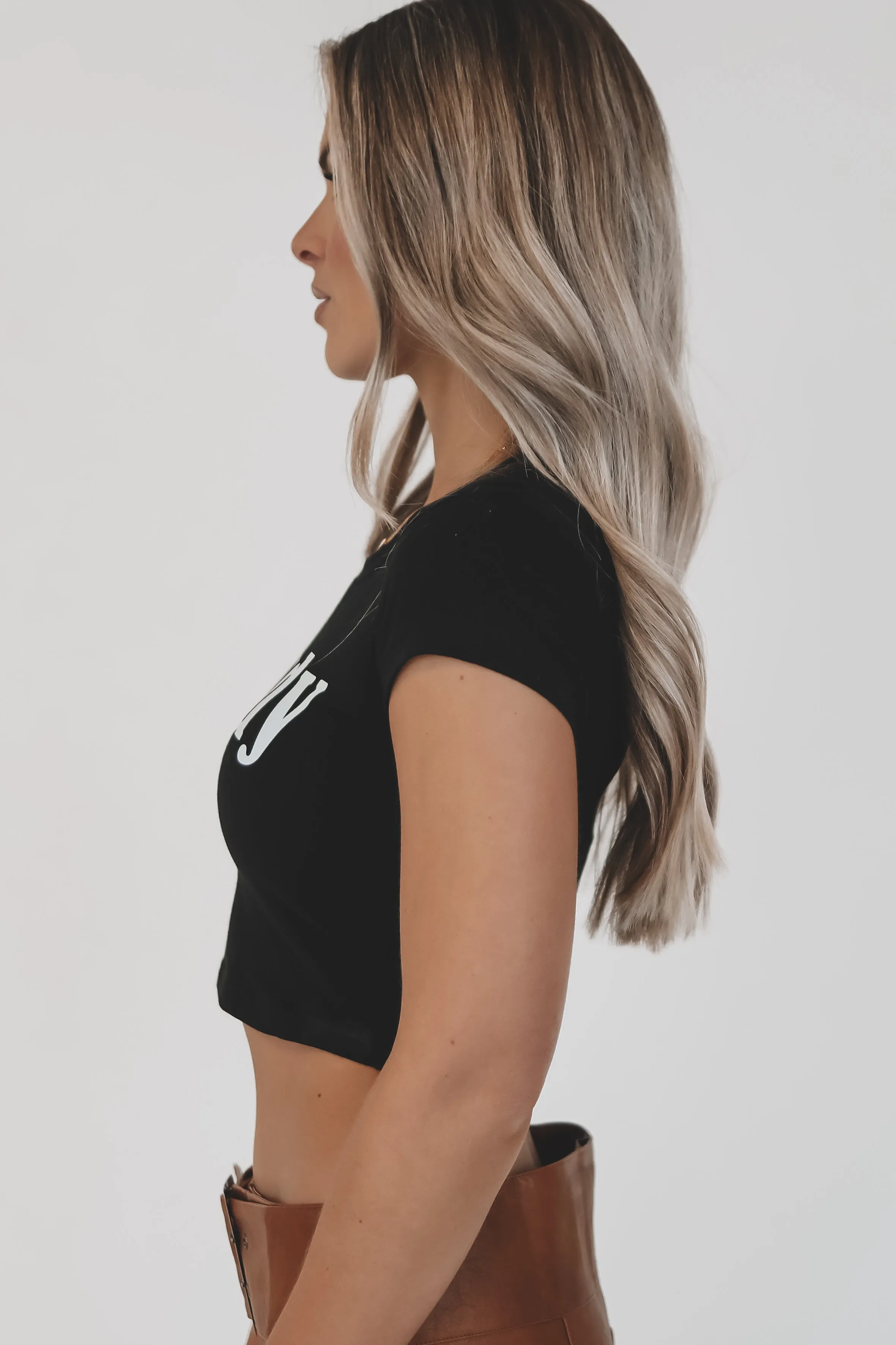 Howdy Cropped Babydoll Tee