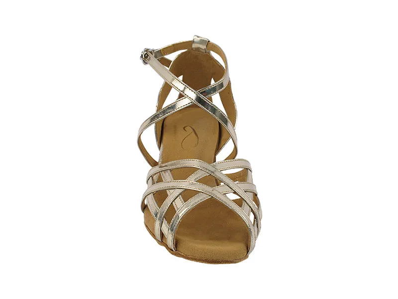 J Lynley Light Shinny Gold Leather