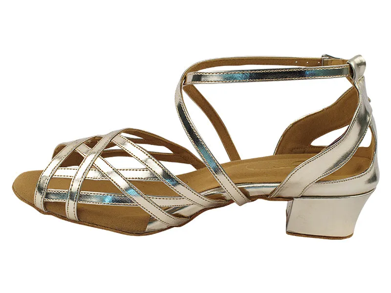 J Lynley Light Shinny Gold Leather