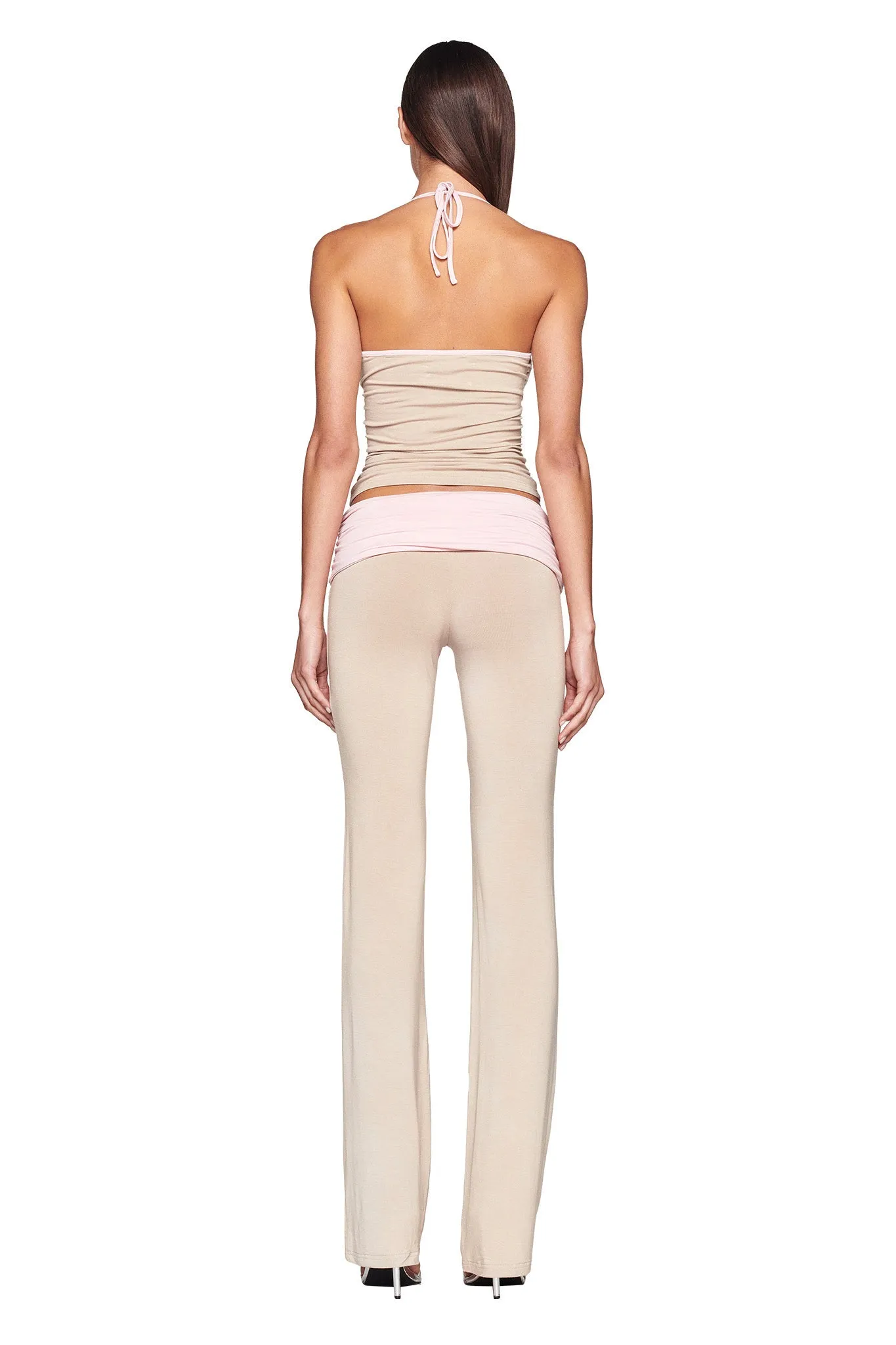 JANNIS PANT - NEUTRAL : TAN/PINK