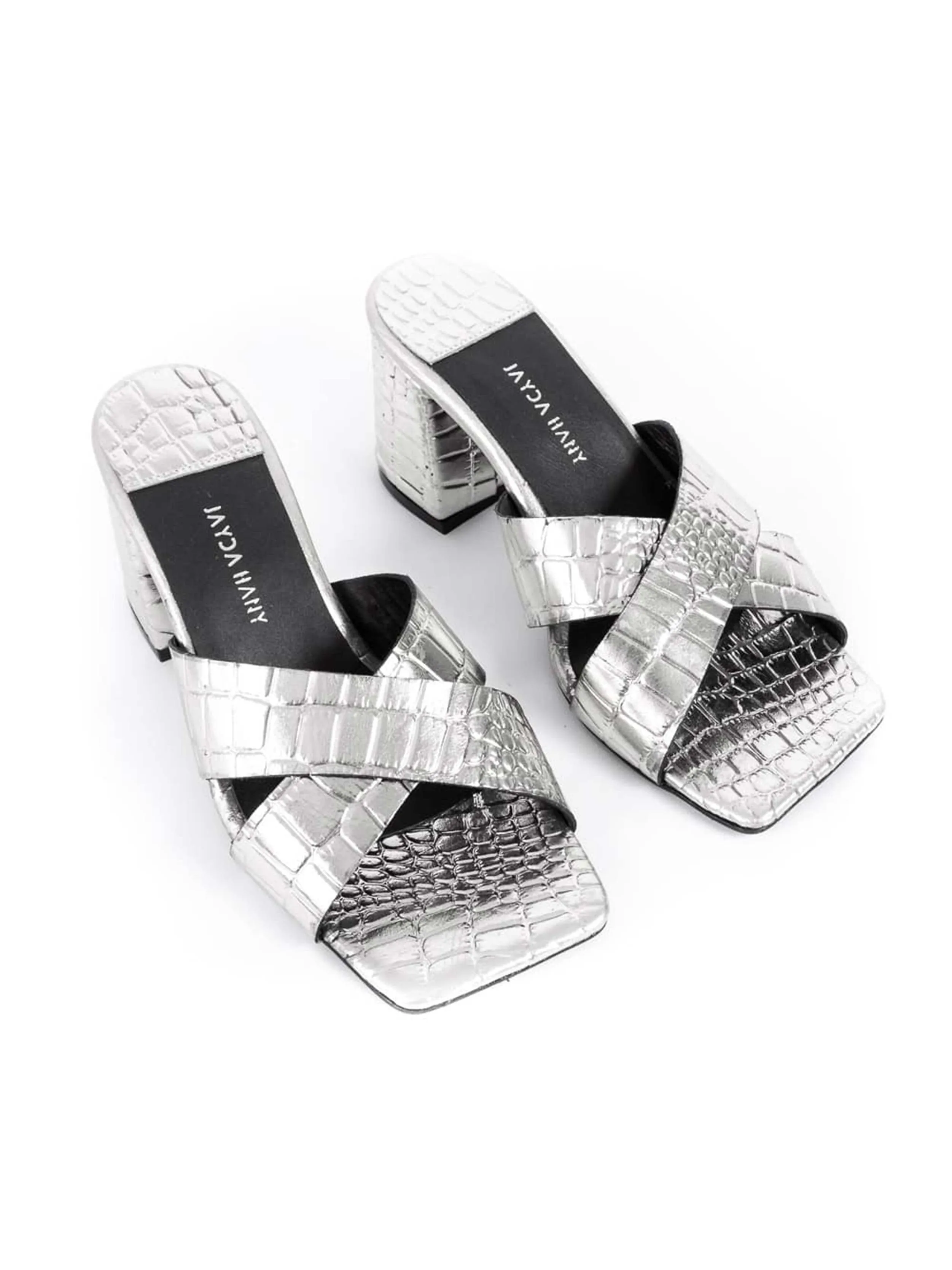 Jayda Shoes - Cross Strap Mules