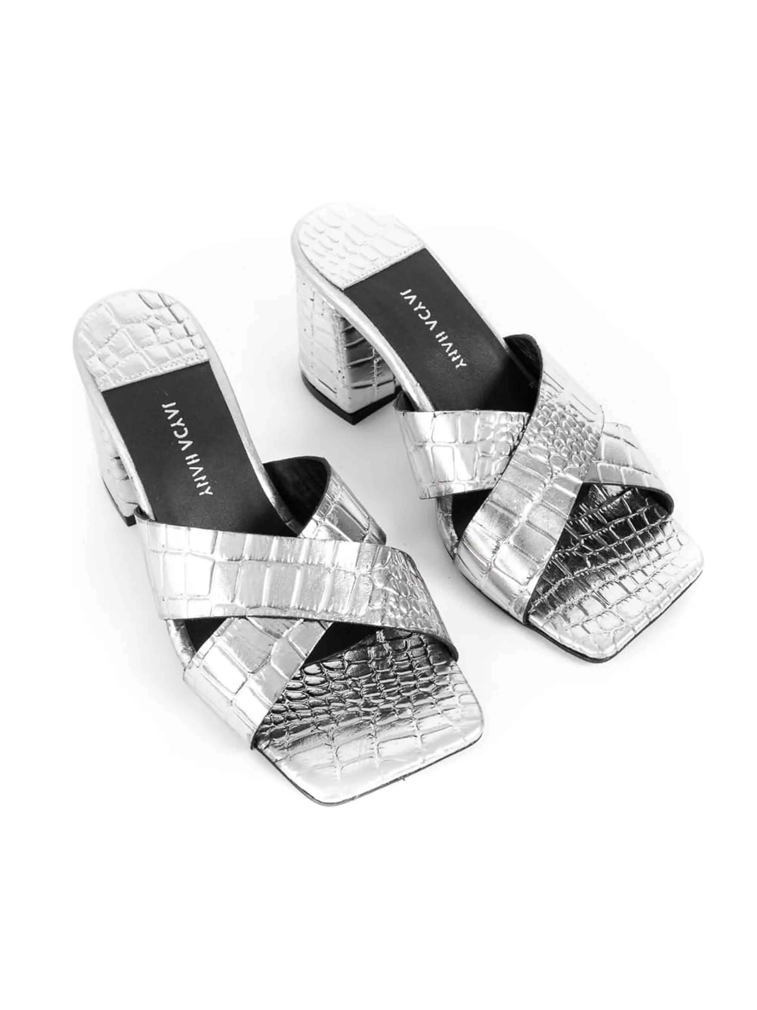 Jayda Shoes - Cross Strap Mules