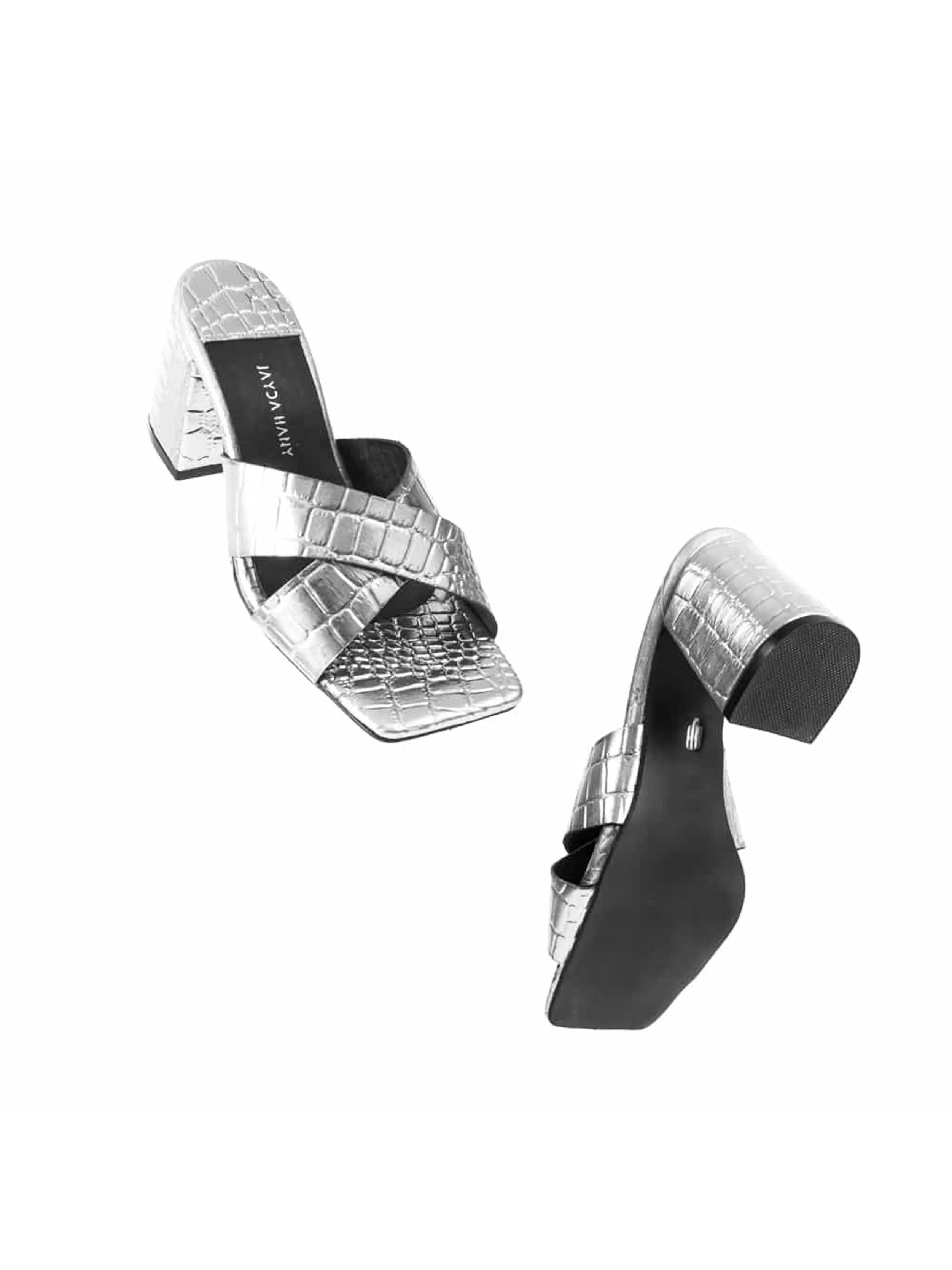 Jayda Shoes - Cross Strap Mules