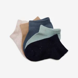 Kids' Ankle Socks 5-Pack Basic