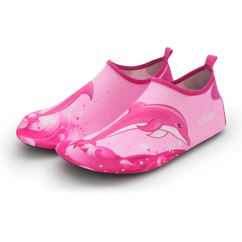 Kid's Cool Printed Aqua Water Shoes for Beach