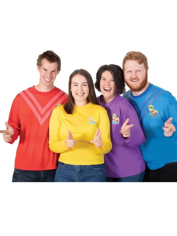 Lachy Wiggle Deluxe 30 Th Anniversary Costume Top, Adult