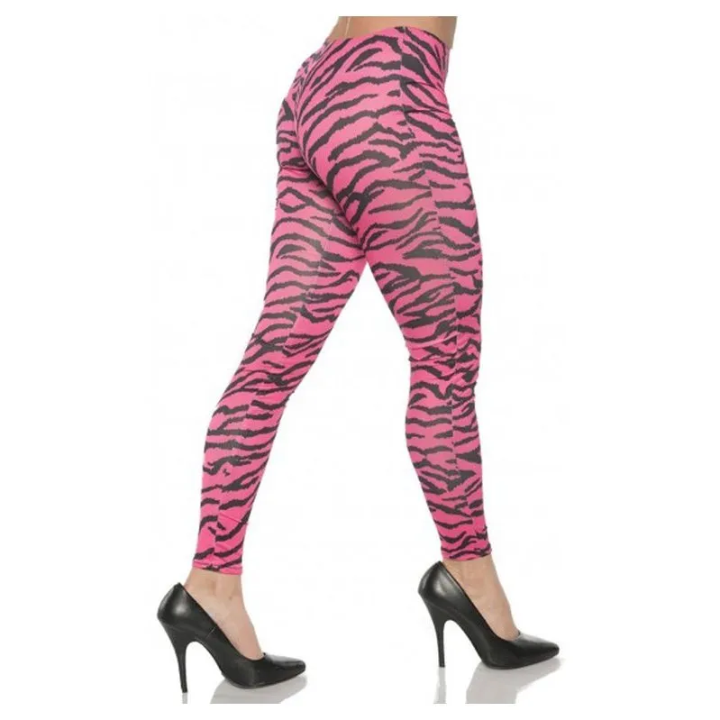 Leggings Pink Zebra