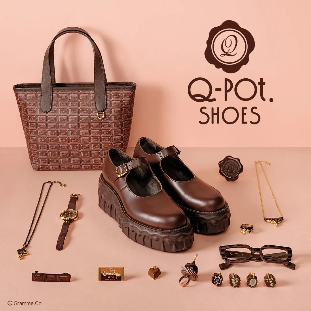 Melting Chocolate Leather Mary Jane (Brown)【Japan Jewelry】