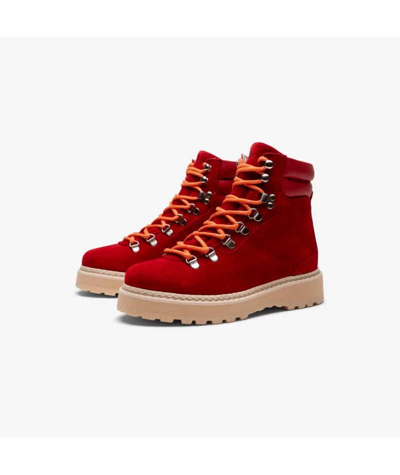 Mono Women's Shearling Lined Suede Hiking Boot