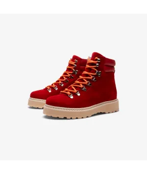 Mono Women's Shearling Lined Suede Hiking Boot