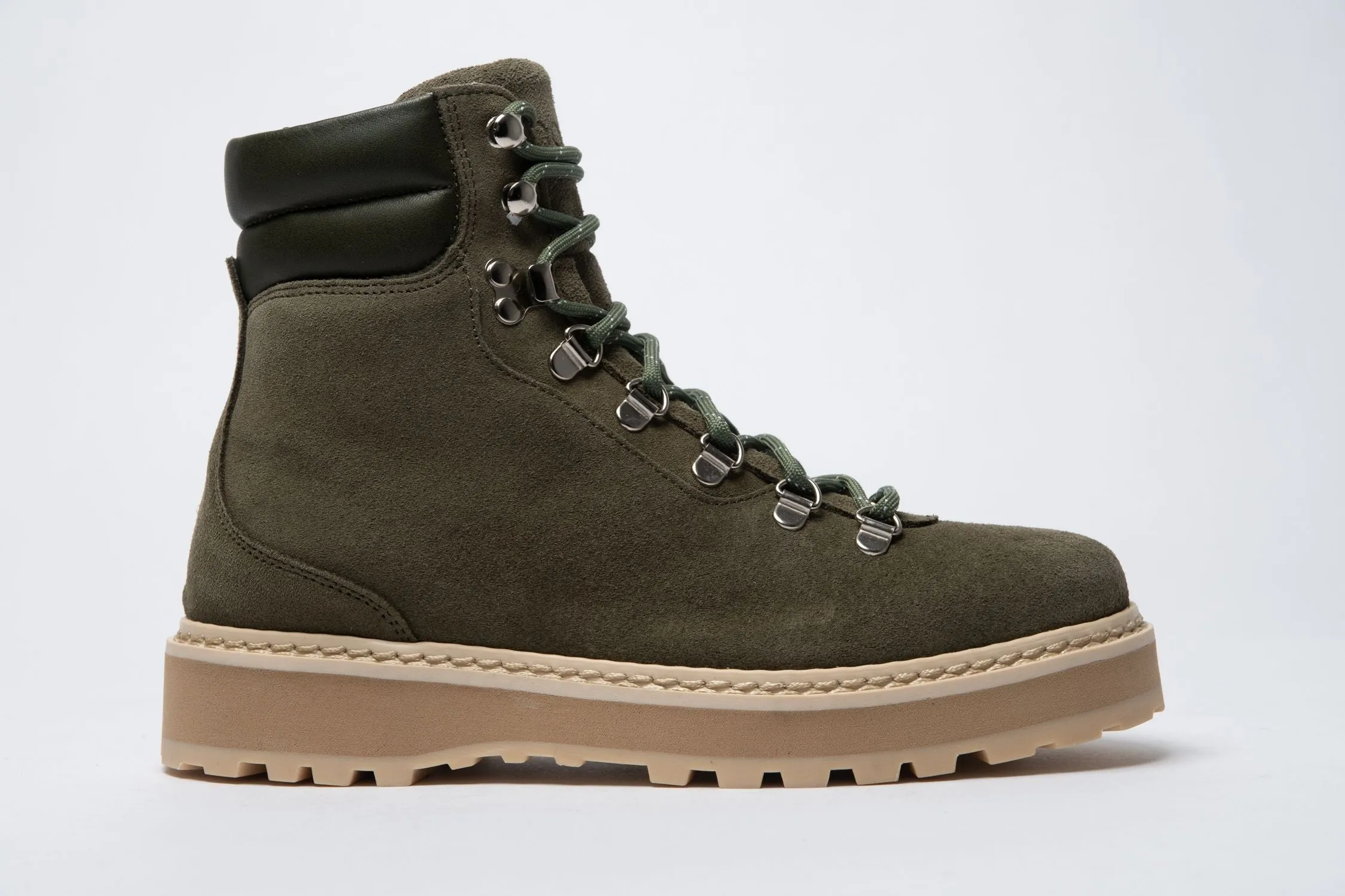 Mono Women's Shearling Lined Suede Hiking Boot