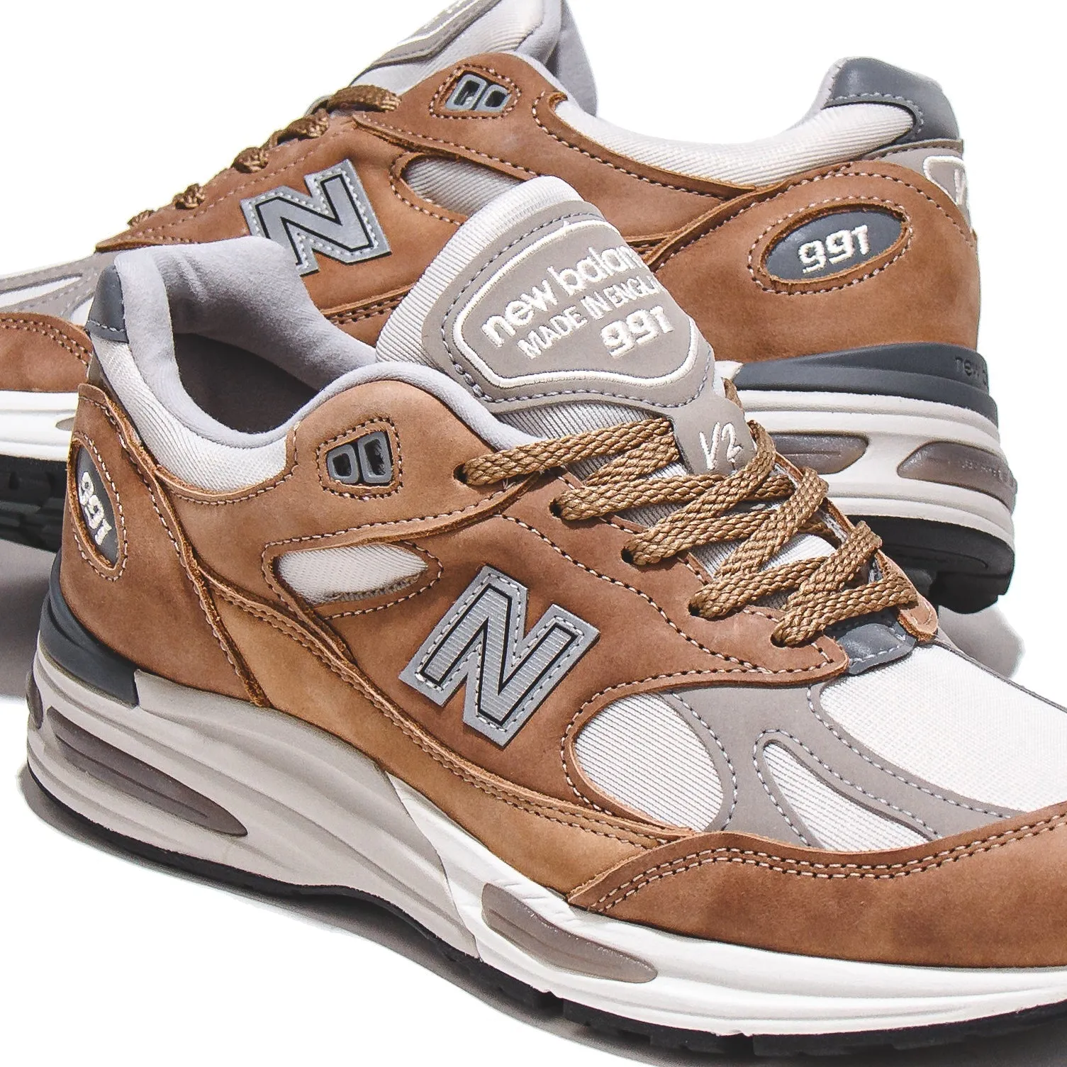 New Balance Unisex 991v2 Coco Mocca Made In UK U991TB2