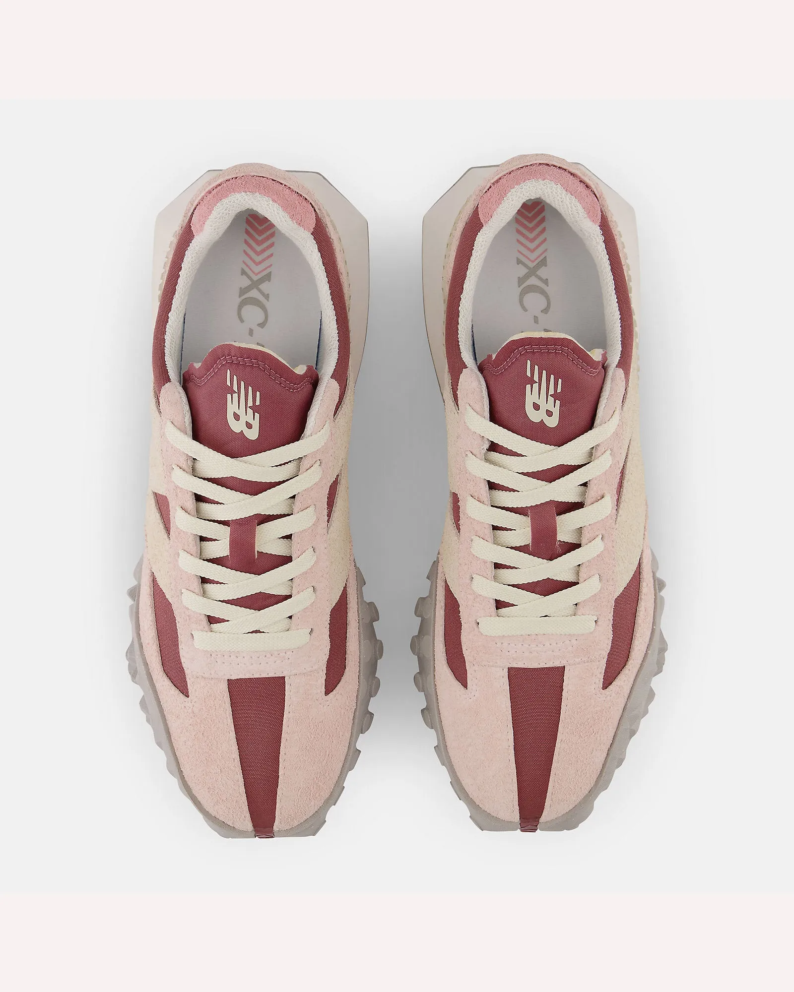 New Balance XC-72 Sneaker - Washed pink with washed burgundy and turtledove