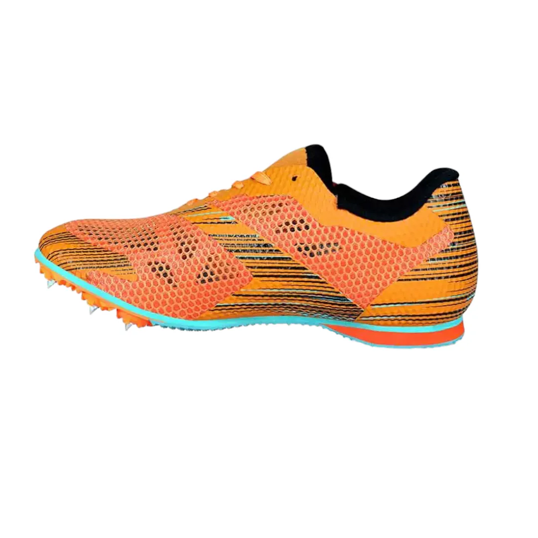 NIVIA TF-800 Track and Field Spikes Running Athletic Shoes (Orange)
