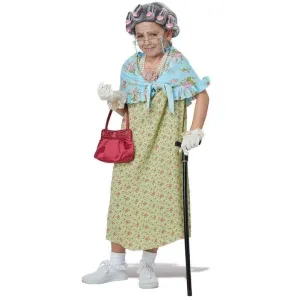 Old Lady Girls Costume Accessory Kit