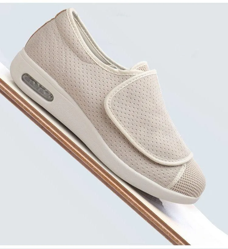Orthopedic Air Cushion Walking Wide Velcro Shoes