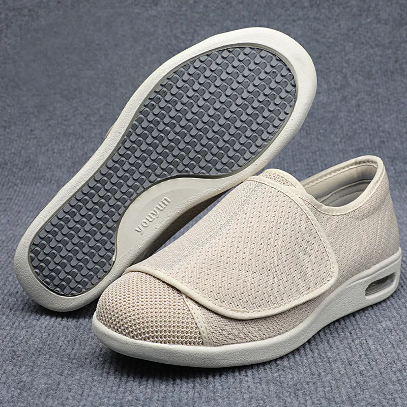 Orthopedic Air Cushion Walking Wide Velcro Shoes