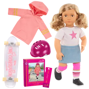 Our Generation Doll Deluxe - Ollie Skater 18"