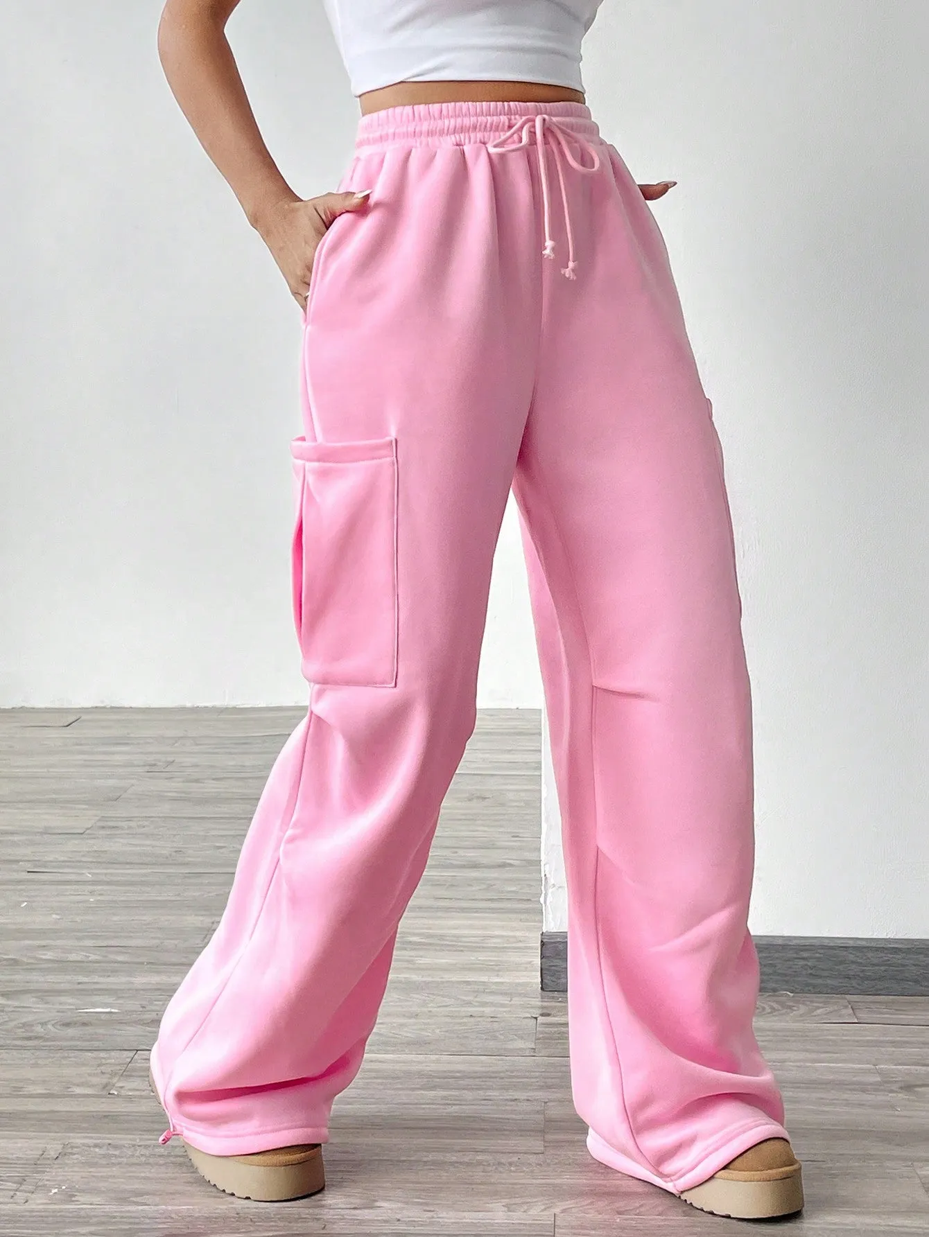 Pantalones de Fitness Sueltos Cherry Vibes en