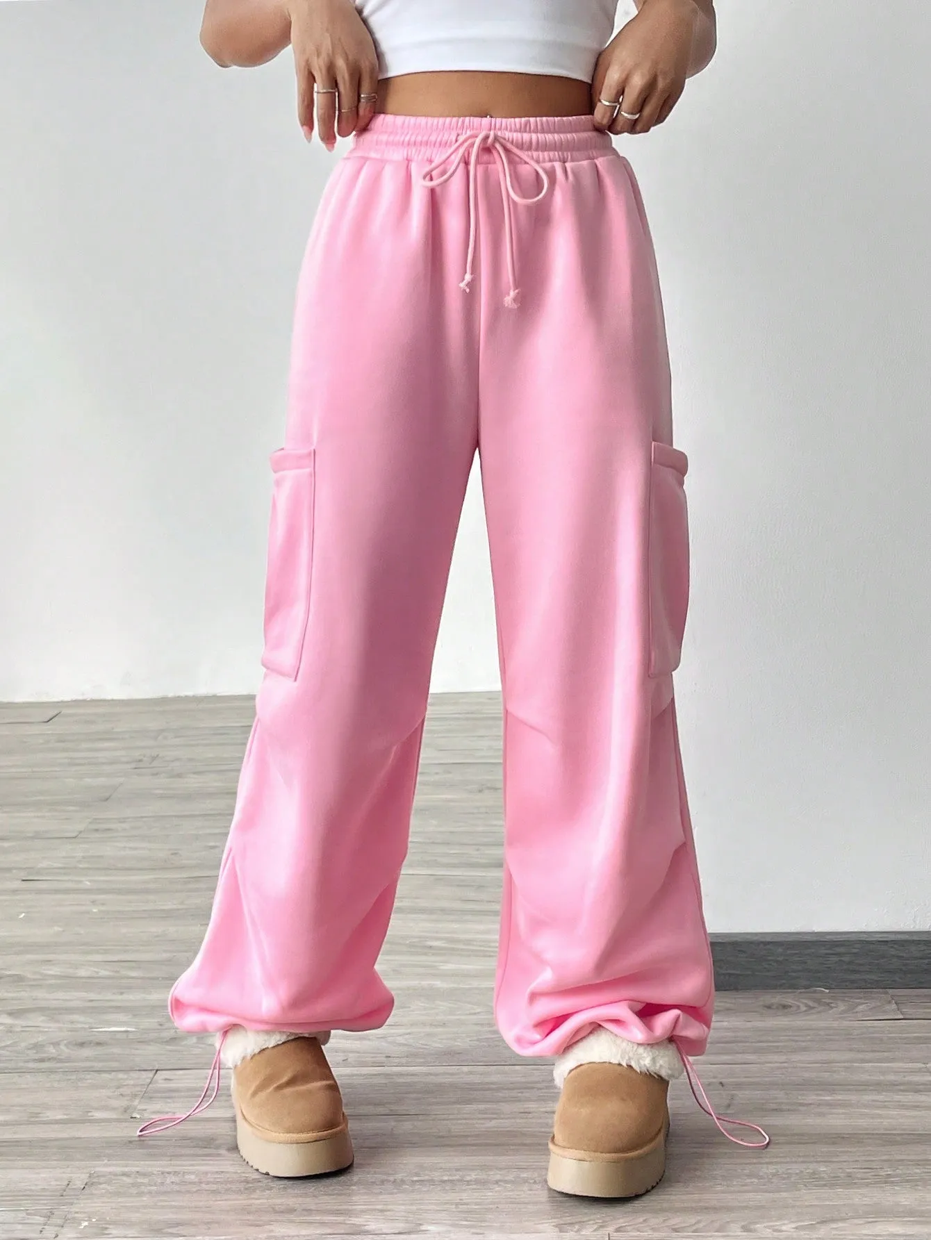 Pantalones de Fitness Sueltos Cherry Vibes en