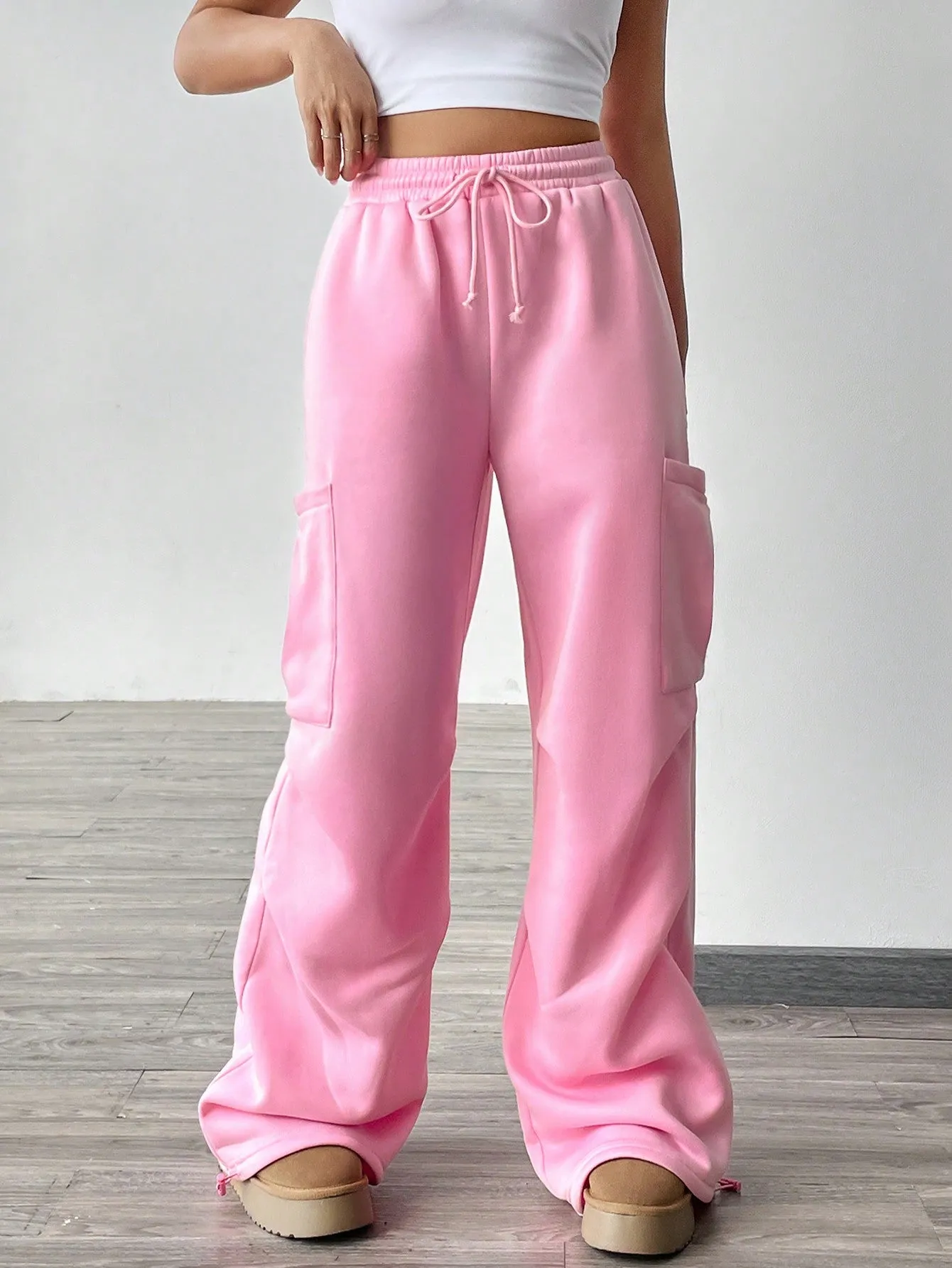 Pantalones de Fitness Sueltos Cherry Vibes en