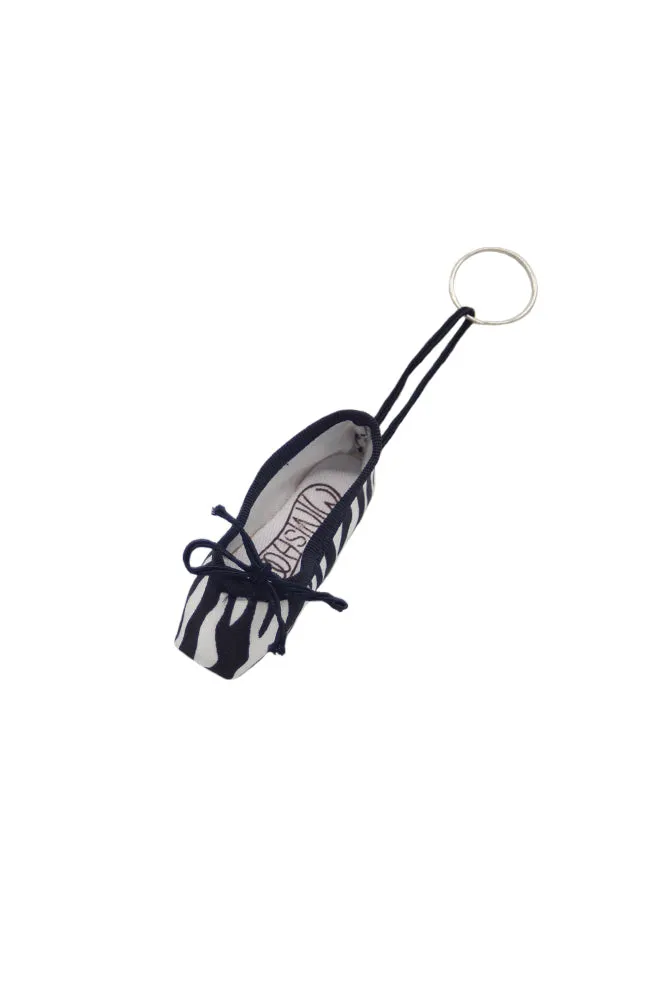 Patterned Mini Pointe Shoe