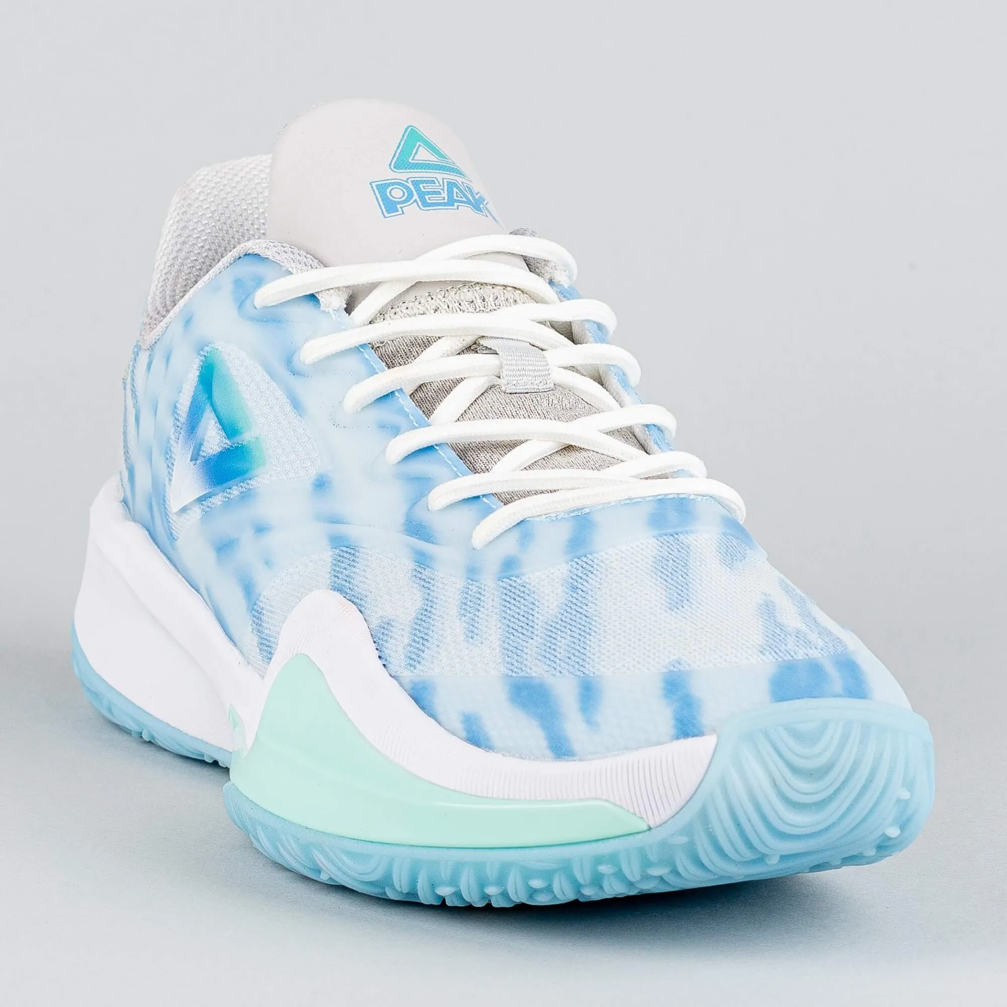 Peak Basketball Shoes Glitter V2 Super P-Motive Sky Blue/White
