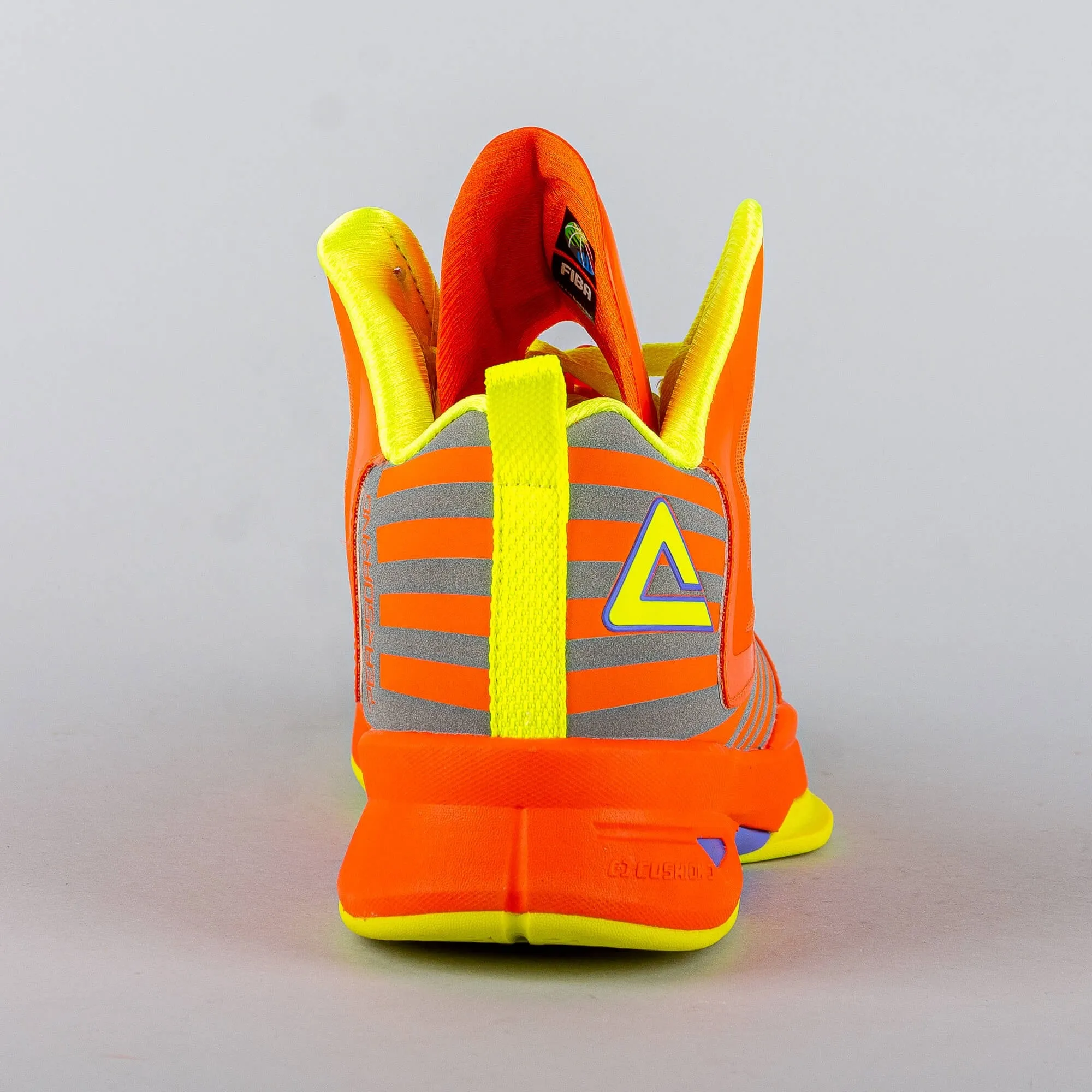 Peak Basketball Shoes Soaring II-7 3M Reflective Orange/Fluorescent Yellow