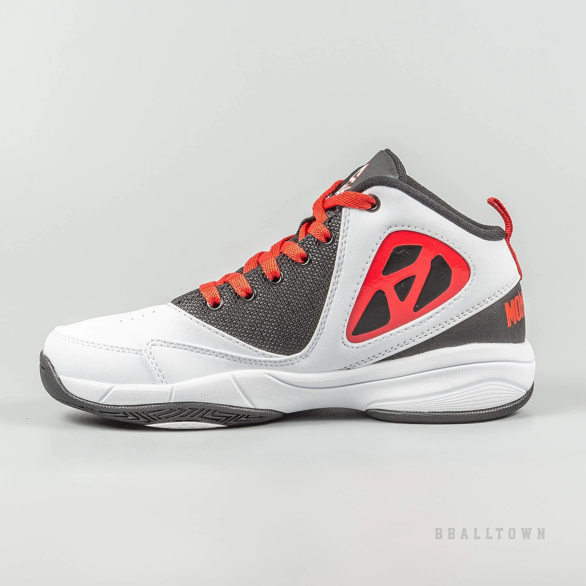 PEAK kid basketball shoes white/red