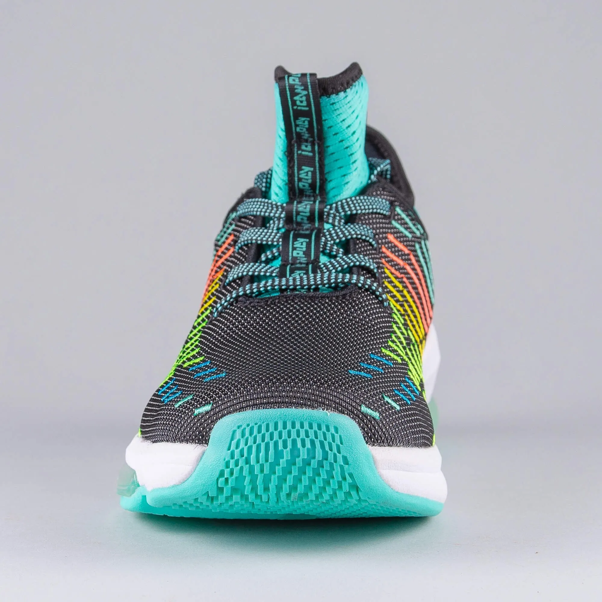 PEAK KIDS BASKETBALL SHOES BLACK/LT.MOON