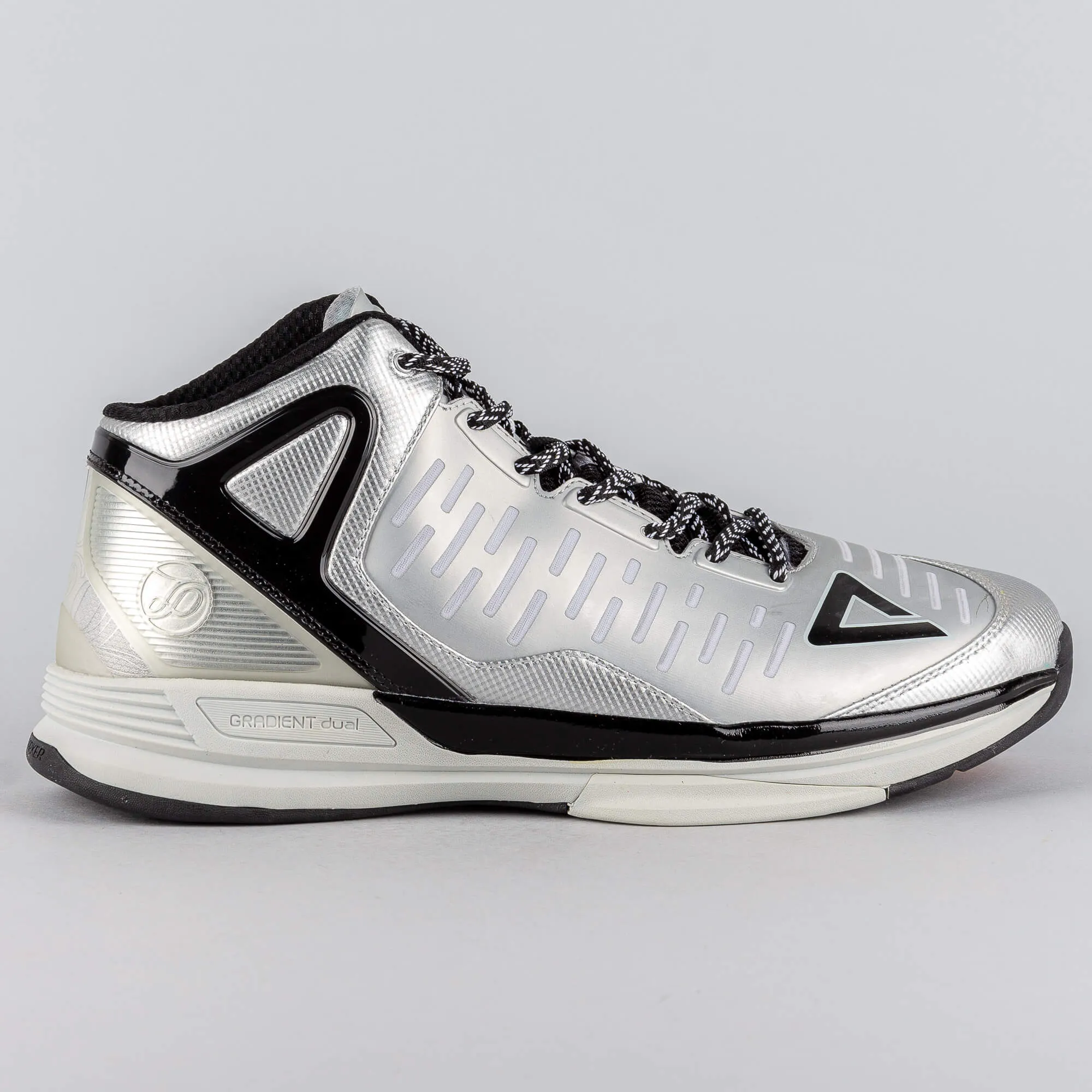 PEAK TP9-II Basketball Shoes Silver/Black