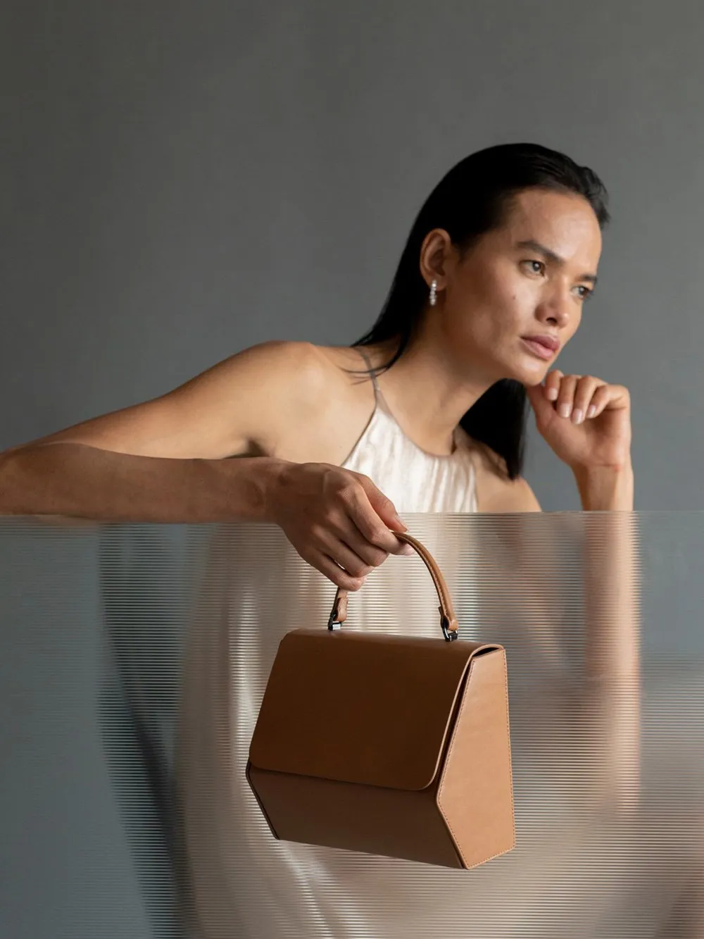 Perona   I   Bag - Cross Body Nia In Saddle Brown