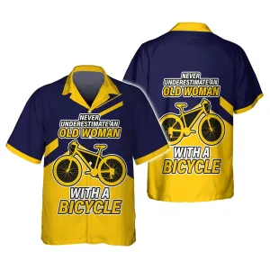 Premium Men's Cycling Hawaiian Old Woman- Hdmt