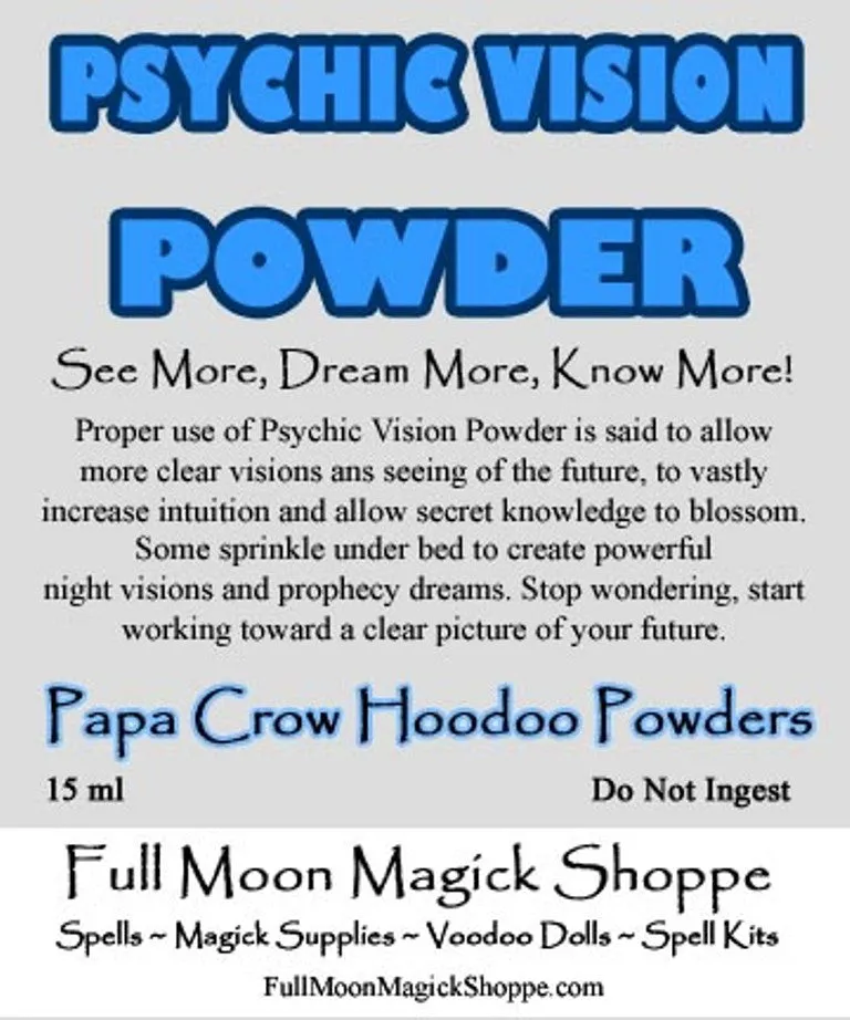 Psychic Vision Powder