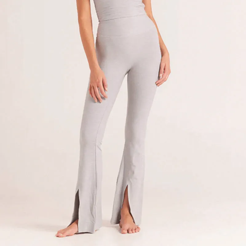 REALAIOT Sanhu Lianjiang Q24PT592 2025 women's clothing autumn and winter high waist comfortable yoga fitness training casual trousers wholesale