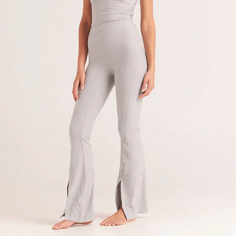 REALAIOT Sanhu Lianjiang Q24PT592 2025 women's clothing autumn and winter high waist comfortable yoga fitness training casual trousers wholesale