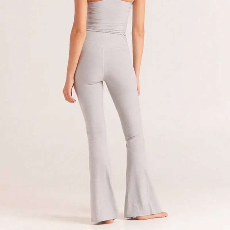 REALAIOT Sanhu Lianjiang Q24PT592 2025 women's clothing autumn and winter high waist comfortable yoga fitness training casual trousers wholesale