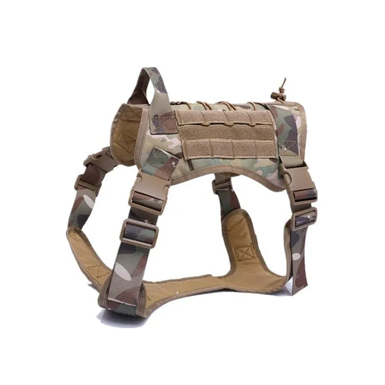 Recon GS2U 2.0 Tactical Dog MOLLE Laser Cut No Pull Harness