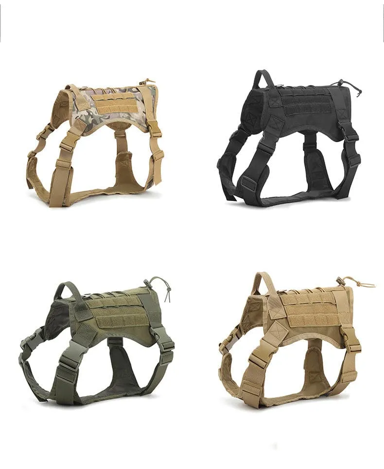 Recon GS2U 2.0 Tactical Dog MOLLE Laser Cut No Pull Harness