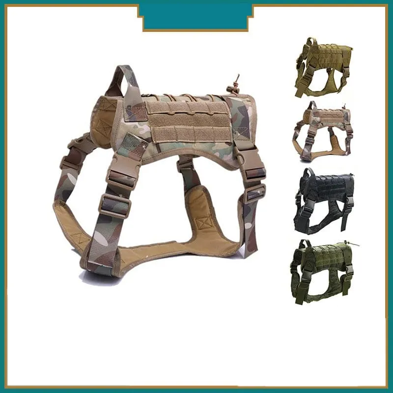Recon GS2U 2.0 Tactical Dog MOLLE Laser Cut No Pull Harness
