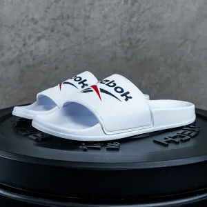 REEBOK - Fulgere Slides - Men's - WHITE/VECTOR NAVY/VECTOR RED
