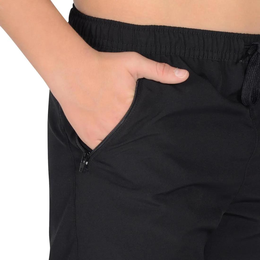 S500 Boys' Light Gym Bottoms - Black
