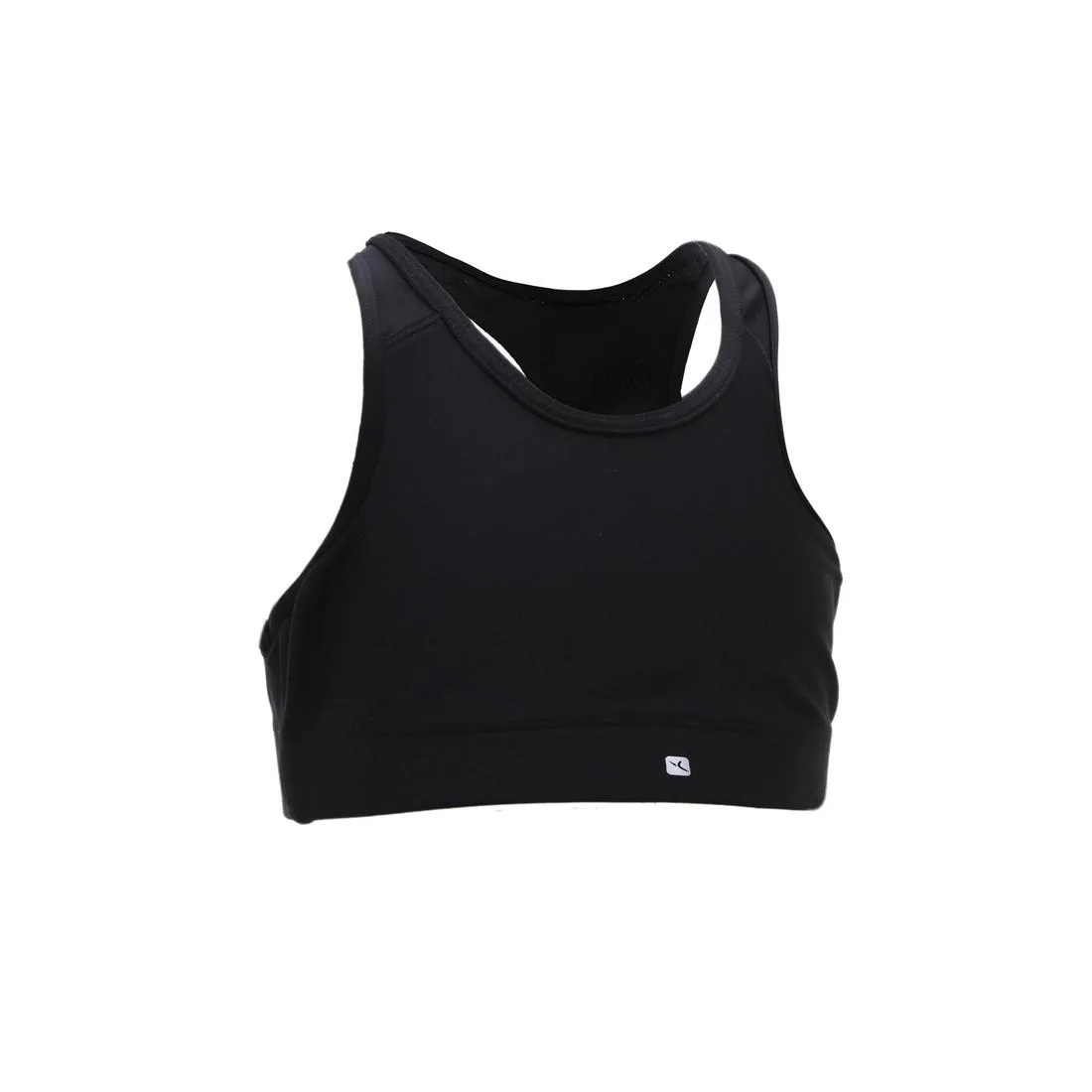 S900 Girls' Gym Crop Top - Black