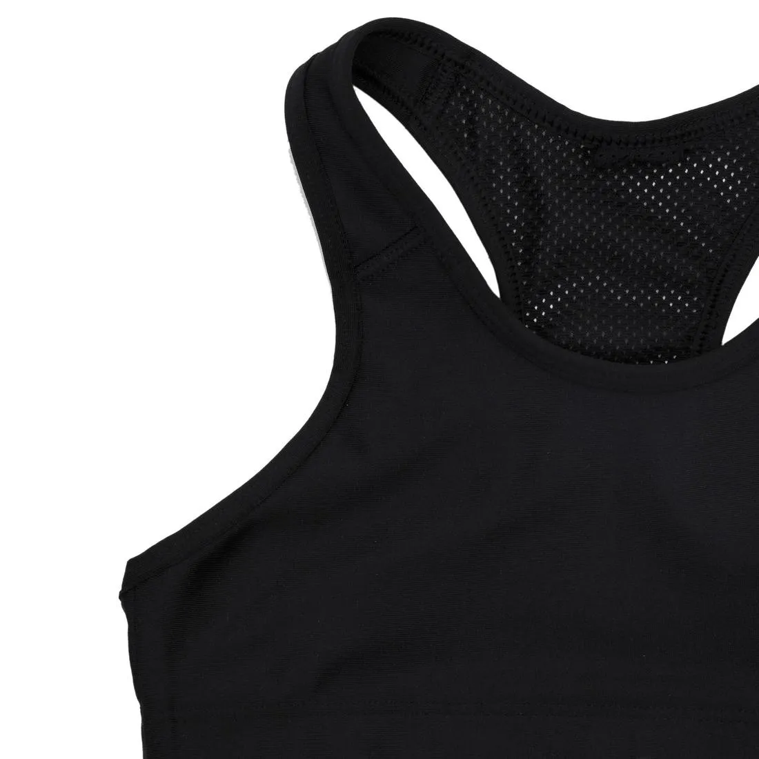 S900 Girls' Gym Crop Top - Black
