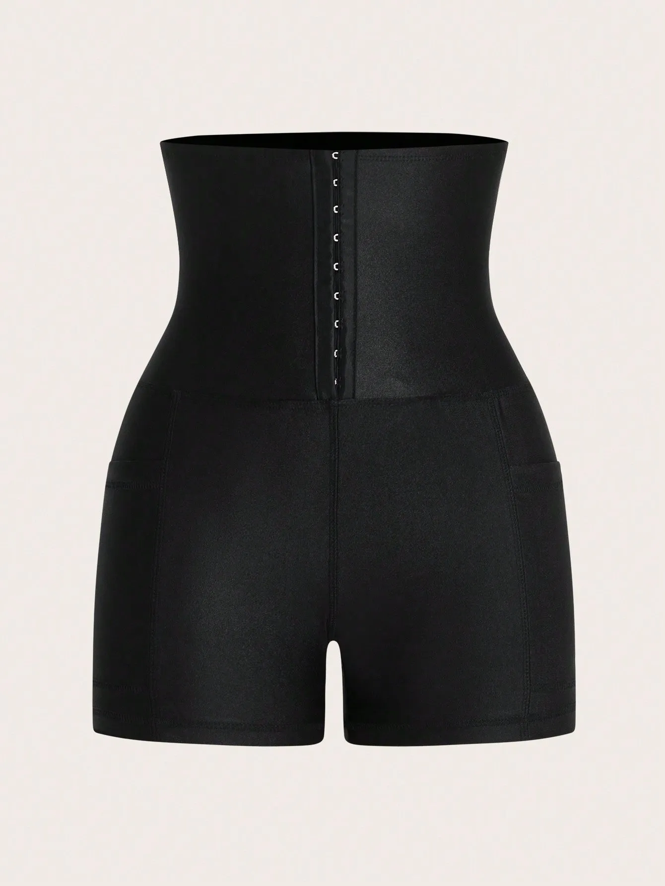 Shorts Biker de Cintura Corsé con Bolsillo  CR
