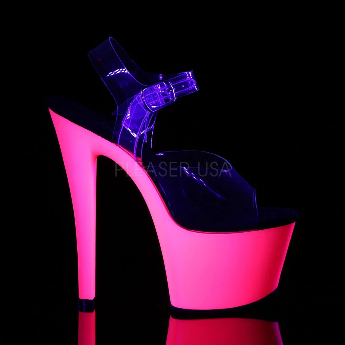 SKY-308UV  Clear/Neon Hot Pink