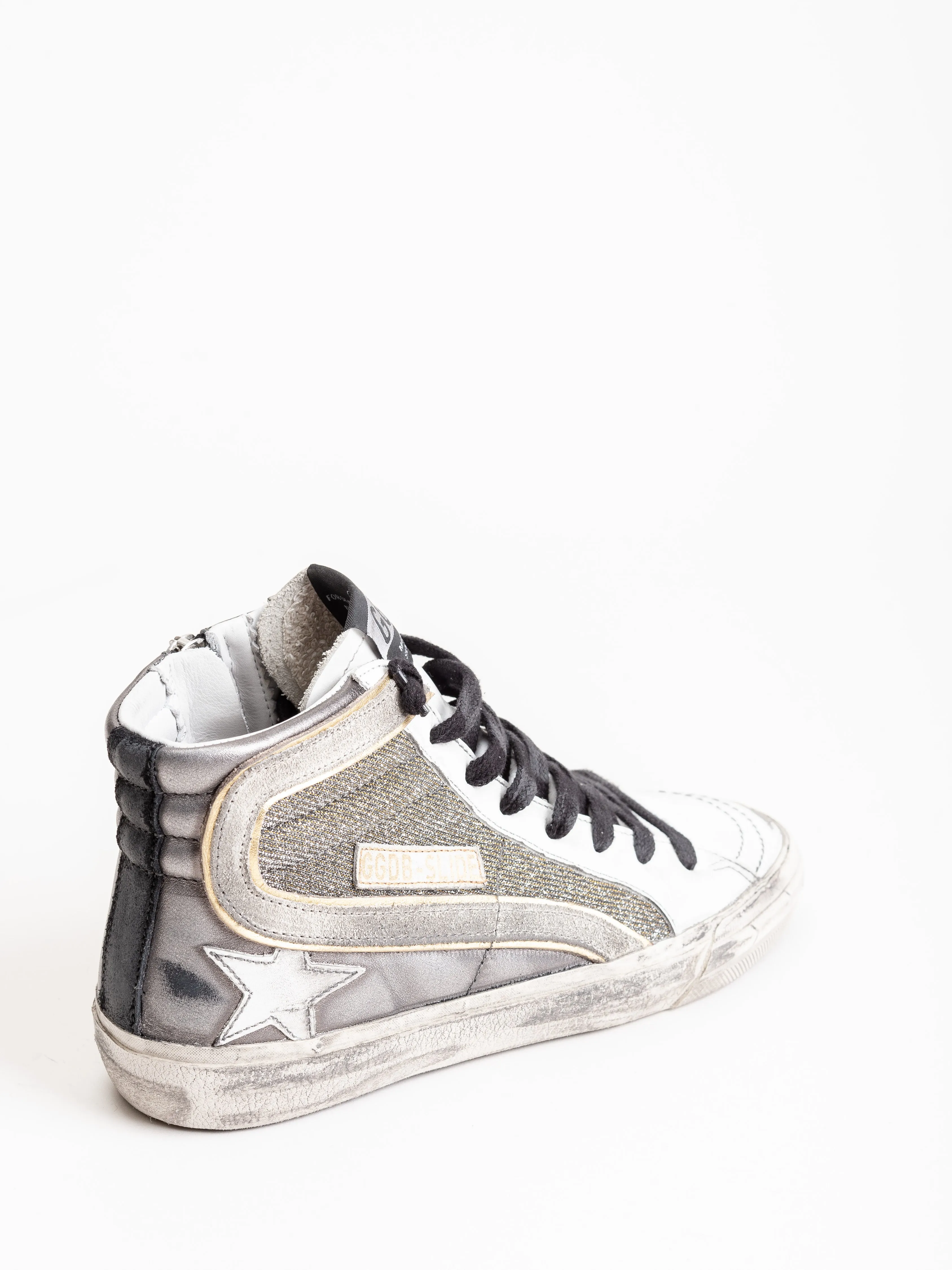slide sneaker - gun metal