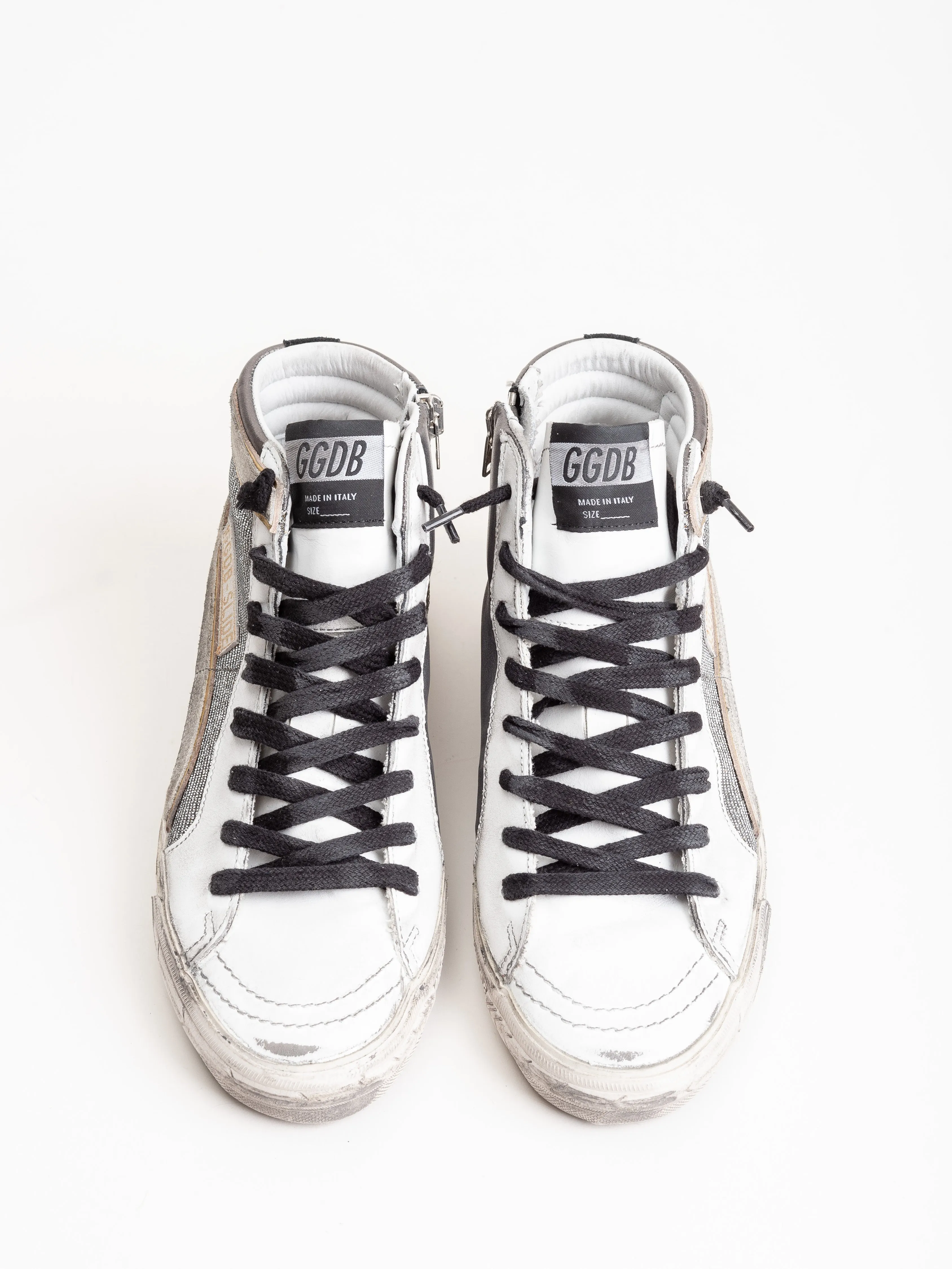 slide sneaker - gun metal
