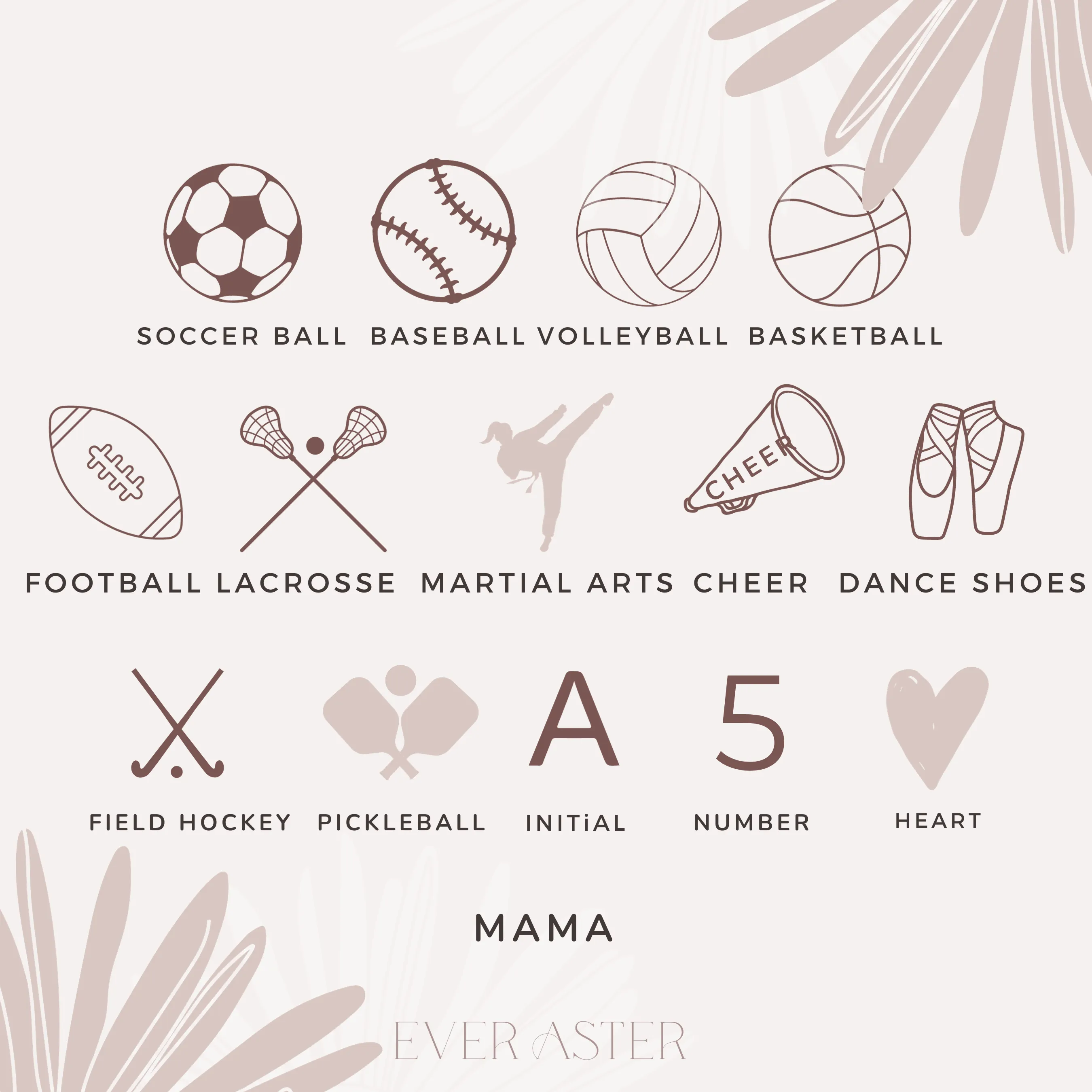Sports Charm Necklace