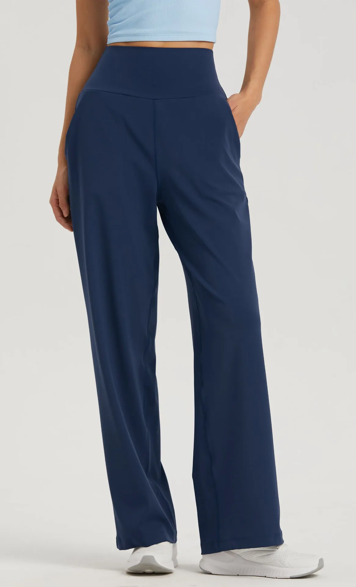 Straight-leg yoga pants-D115 | Inspanda